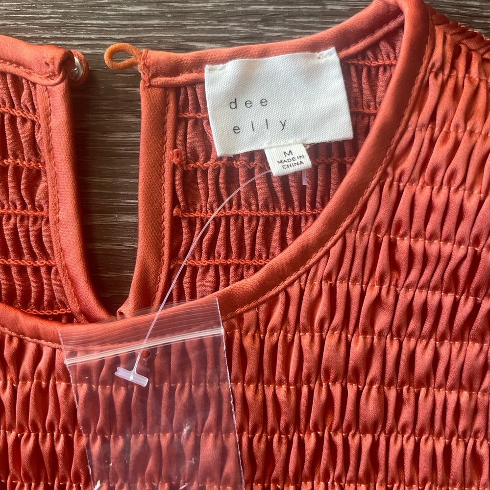 Vici Collection Rust Crunched Tank (M) - image 6